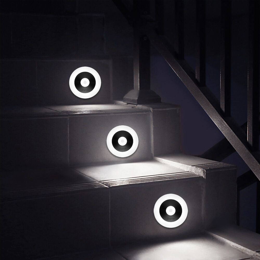 Nattlampa med Rörelsesensor & Beröringsfunktion – Varm eller Vit LED