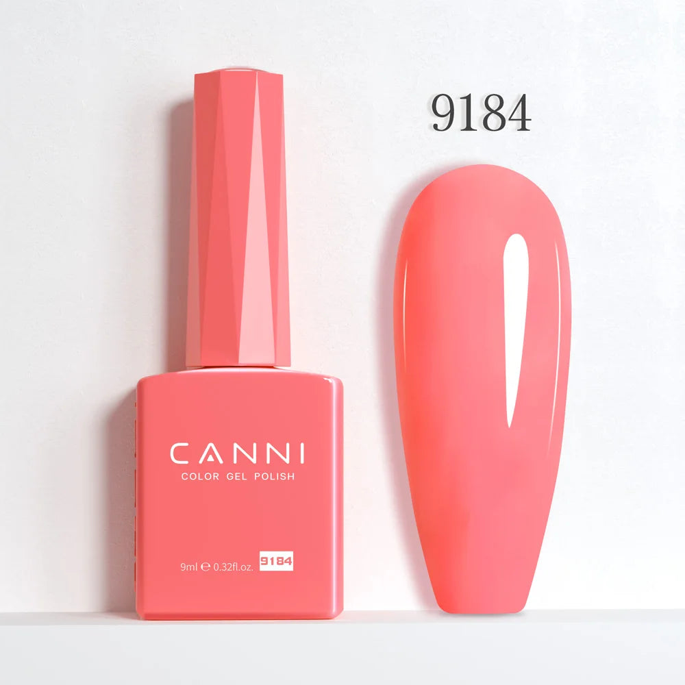 CC8 CANNI Nail Gel Polish HEMA FREE Summer Nails Beautiful Semi Permanent Soak Off UV LED Smoothy Texture Nail Art Manicure 9ml