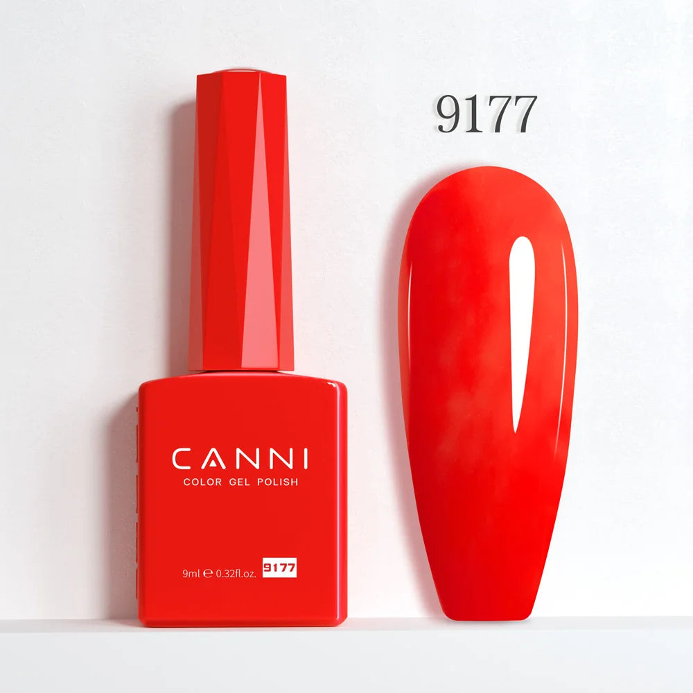 CC8 CANNI Nail Gel Polish HEMA FREE Summer Nails Beautiful Semi Permanent Soak Off UV LED Smoothy Texture Nail Art Manicure 9ml