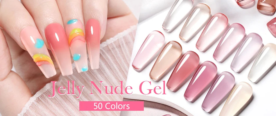 BORN PRETTY Pink Red Cat Magnetic Gel Nail Polish 10ml Jelly Amber Gorgeous Color Soak Off UV LED Semi Permanent Gel Nail Art