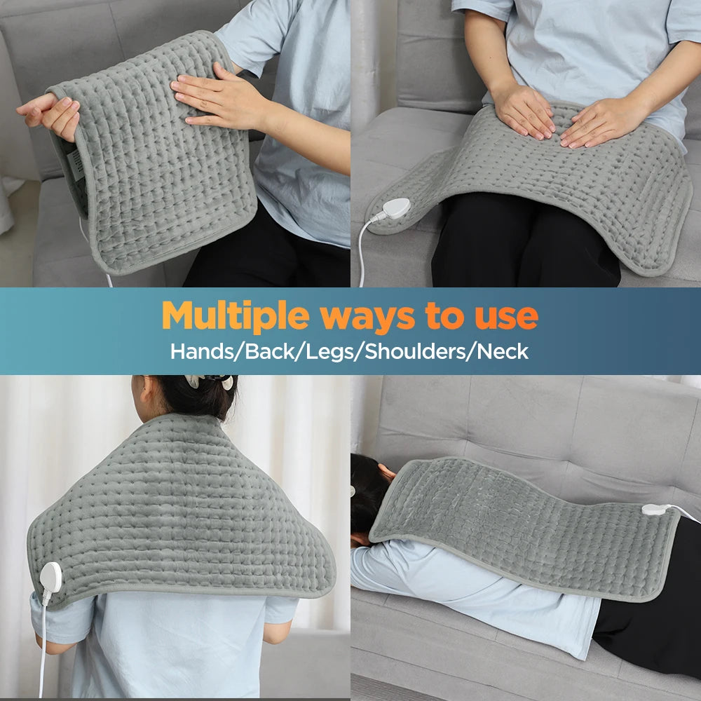 30x60cm Electric Heating Blanket Multifunctional Hot Compress Pad Winter Warm-up Mat USB Charging Thermal Blanket Home Use