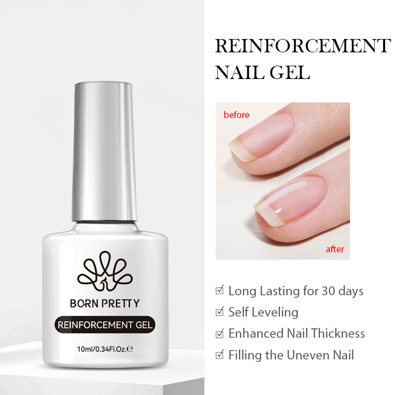 BORN PRETTY Pink Red Cat Magnetic Gel Nail Polish 10ml Jelly Amber Gorgeous Color Soak Off UV LED Semi Permanent Gel Nail Art