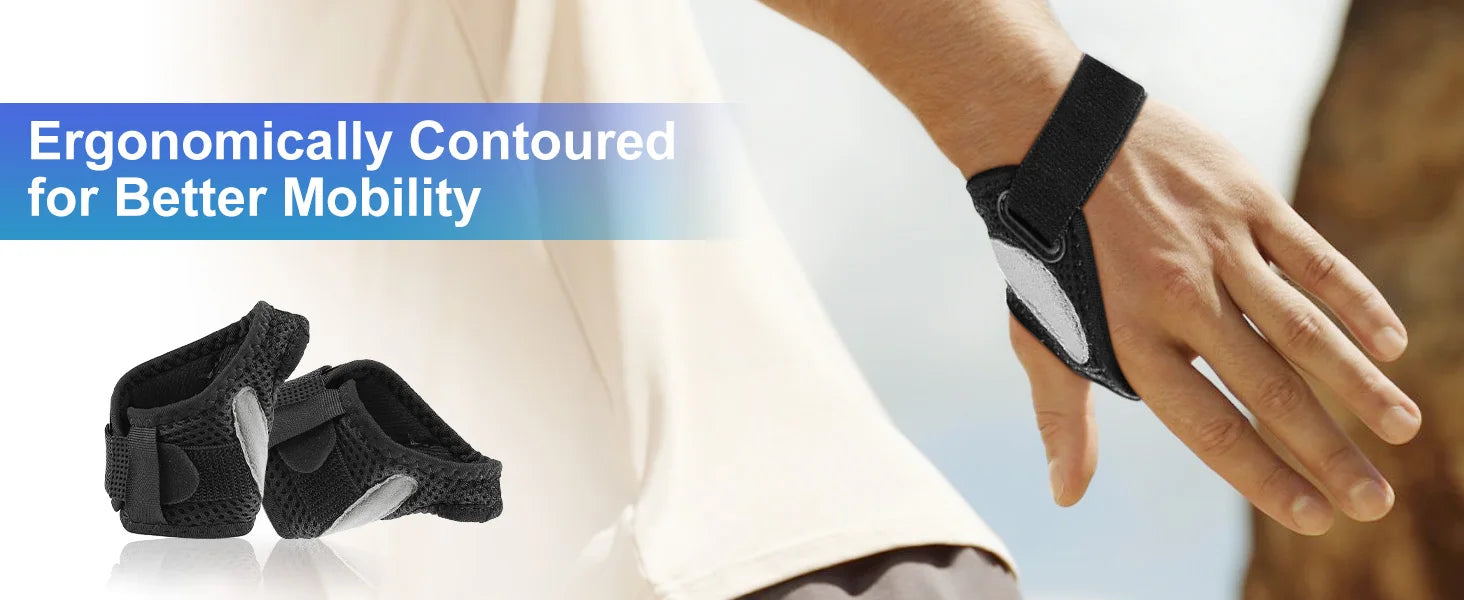 CMC Thumb Brace with Shape-memory Restriction Splint for Osteoarthritis, CMC Joint Thumb Arthritis Brace Stabilizer
