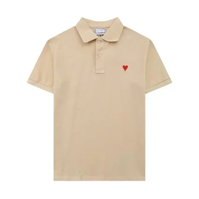Short Sleeve Business Casual Men's POLO Embroidered Men's Clothing Summer 2025 Fashion Men's POLO Shirt Breathable Cotton