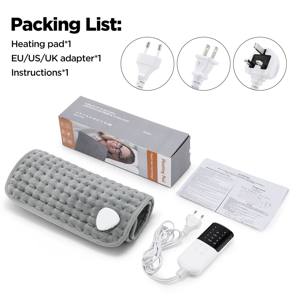 30x60cm Electric Heating Blanket Multifunctional Hot Compress Pad Winter Warm-up Mat USB Charging Thermal Blanket Home Use