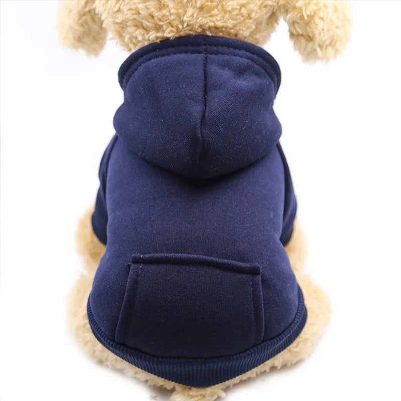 Varm Hundkappa & Hoodie för Små & Stora Hundar – Passar Chihuahua & Valpar