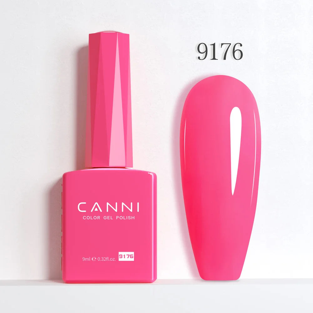 CC8 CANNI Nail Gel Polish HEMA FREE Summer Nails Beautiful Semi Permanent Soak Off UV LED Smoothy Texture Nail Art Manicure 9ml