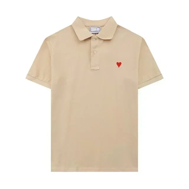 Short Sleeve Business Casual Men's POLO Embroidered Men's Clothing Summer 2025 Fashion Men's POLO Shirt Breathable Cotton