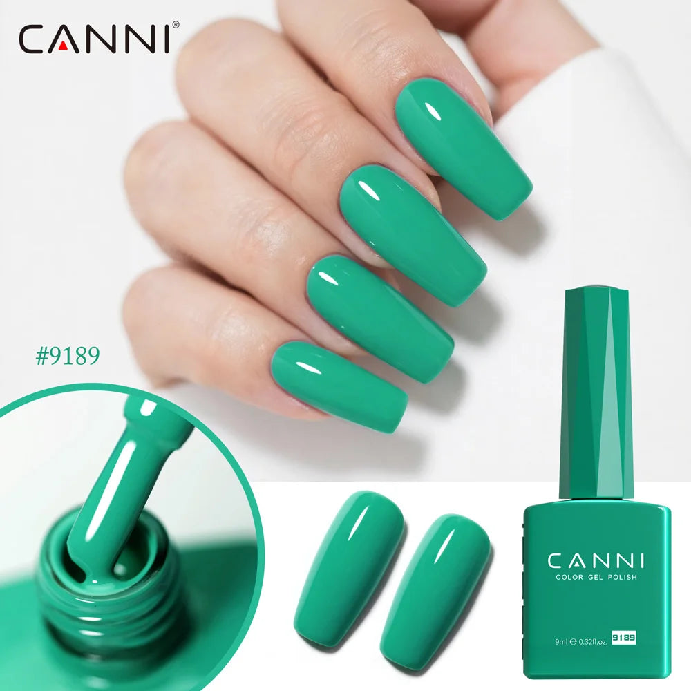 CC8 CANNI Nail Gel Polish HEMA FREE Summer Nails Beautiful Semi Permanent Soak Off UV LED Smoothy Texture Nail Art Manicure 9ml