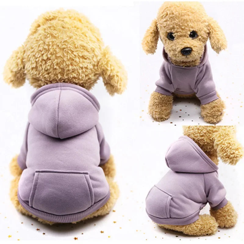 Varm Hundkappa & Hoodie för Små & Stora Hundar – Passar Chihuahua & Valpar