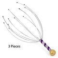 Scalp Massagers octopus Head Massage Stainless steel 20 Claw Scratcher for Deep Relaxation hair growth Stimulation Stress Relief