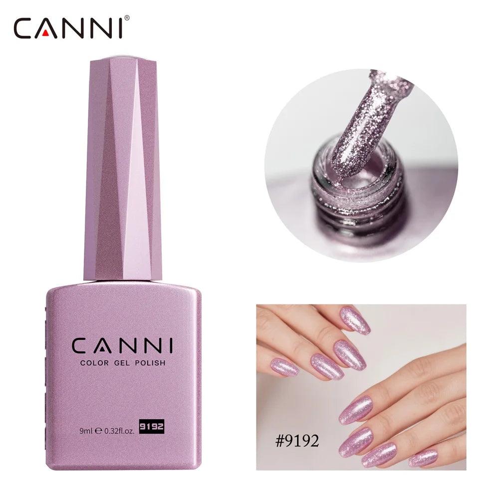 CC8 CANNI Nail Gel Polish HEMA FREE Summer Nails Beautiful Semi Permanent Soak Off UV LED Smoothy Texture Nail Art Manicure 9ml