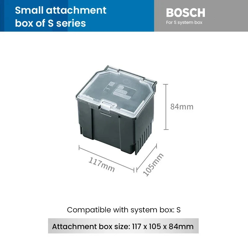 Bosch System Box Stackable Toolbox Multifunctional Stackable Tool Case Set S and M Carrying Case System Storage Box