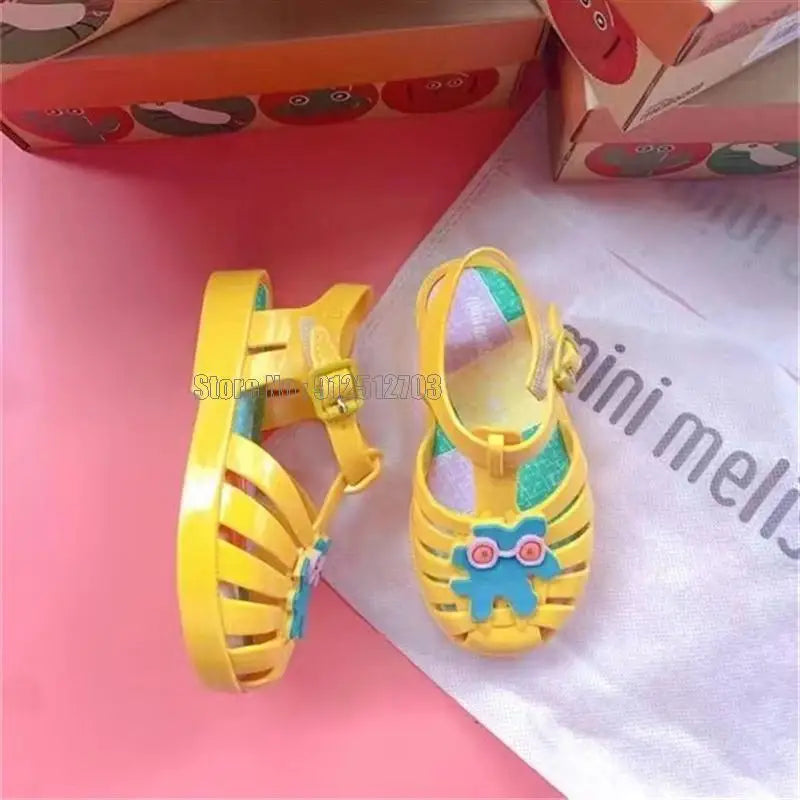 Hot Children Jelly Kids Fashion Summer Sandals Girl Boys Soft Running Beach Shoes
