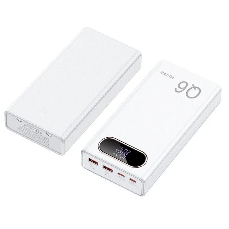 PD100W Fast Charging Power Bank DIY Kit 20V 5A 6x 21700 Battery Pack Portable Customizable No Soldering Easy Assemble
