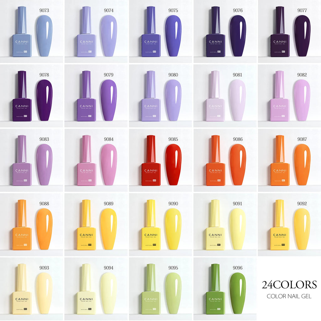 CC8 CANNI Nail Gel Polish HEMA FREE Summer Nails Beautiful Semi Permanent Soak Off UV LED Smoothy Texture Nail Art Manicure 9ml