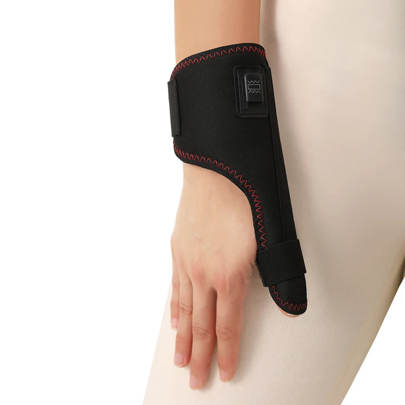 New Electric Finger Massager 3 Gears Heat Vibration Kneading Arthritis Carpal Tunnel Relief USB-Powered Portable Rapid fever