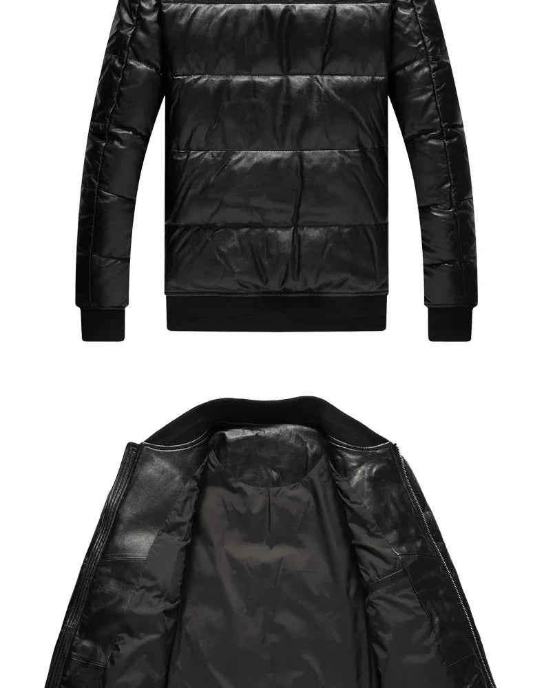 Men Jacket 2025 Men's Clothing Autumn Winter Down Jacket 5XL Real Sheepskin Clothes Thick Coat Male Ropa Hombre LXR384