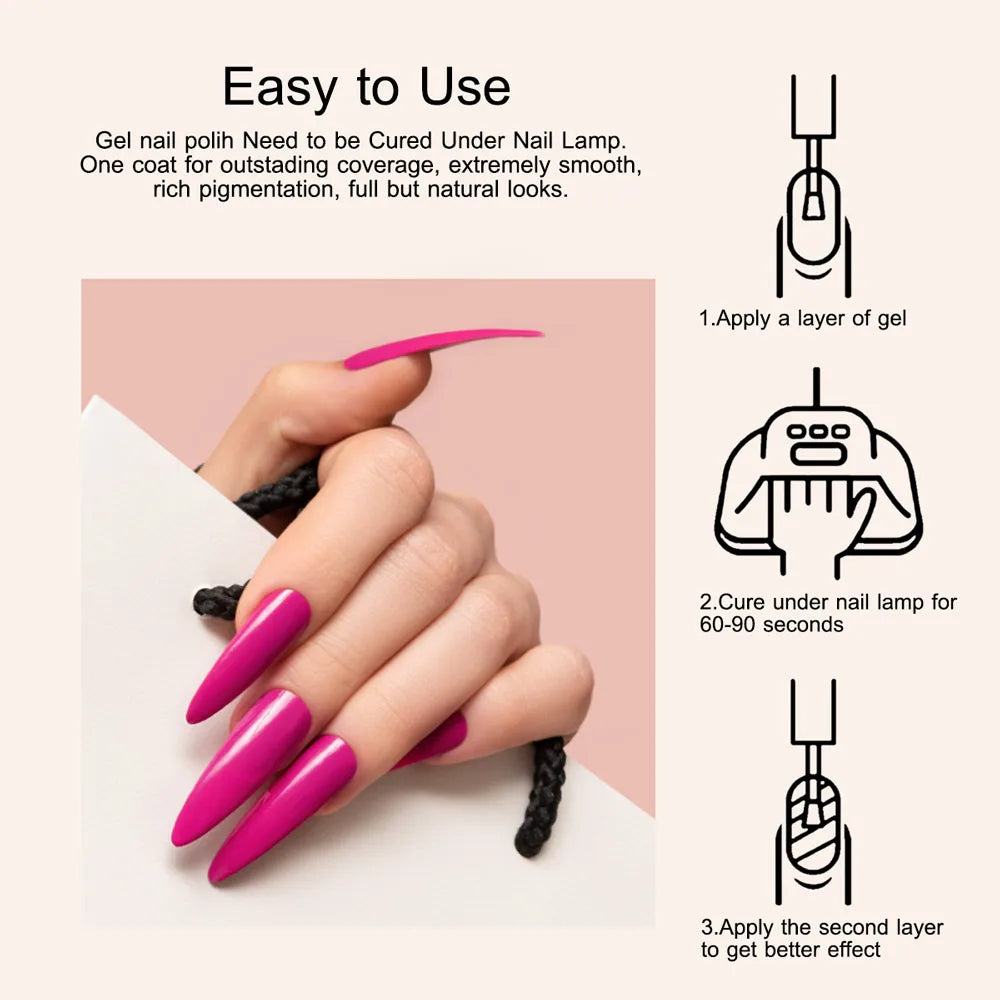 CC8 CANNI Nail Gel Polish HEMA FREE Summer Nails Beautiful Semi Permanent Soak Off UV LED Smoothy Texture Nail Art Manicure 9ml