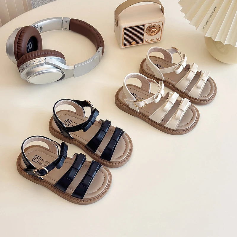 Bow-knot Girls Sandals Fashion Princess Classic Baby Girl Kids Summer Sandals Hot Sale Leisure Children Sweet Shoes Child I03072