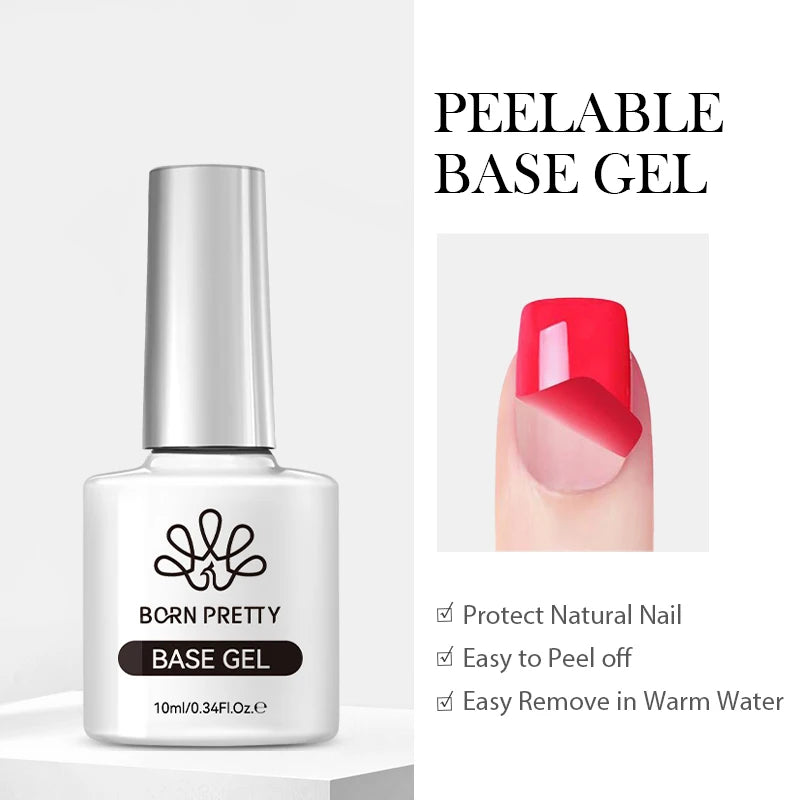 BORN PRETTY Pink Red Cat Magnetic Gel Nail Polish 10ml Jelly Amber Gorgeous Color Soak Off UV LED Semi Permanent Gel Nail Art