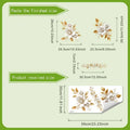 Creative Golden Floral Aesthetic Home Decoration Wallpaper Living Room Modern Art Mural Bedroom Toilet Decal Bathroom Wall Decor