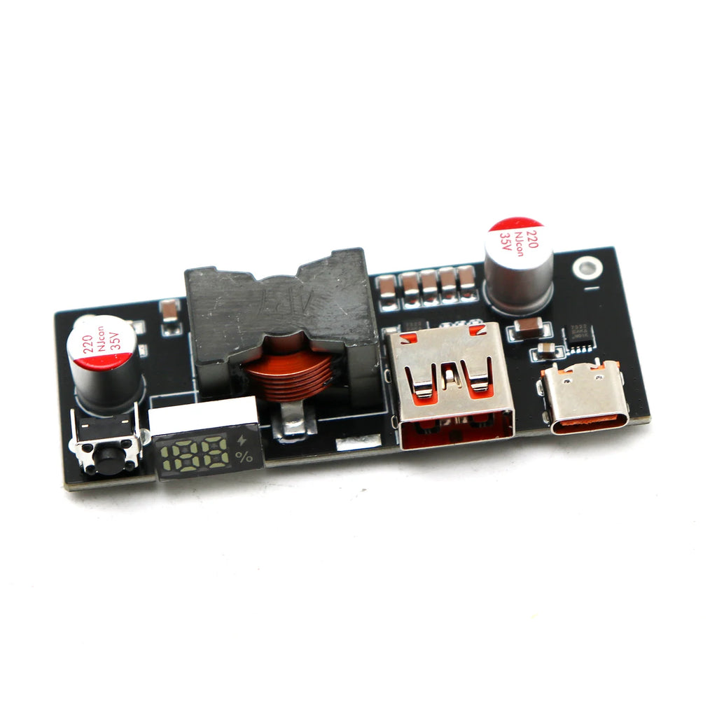 PD 100W Bidirectional fast Charger Power Bank module Boost Buck 2S 3S 4S 5S 6S Battery charging-discharging Li ion Lifepo4 BMS