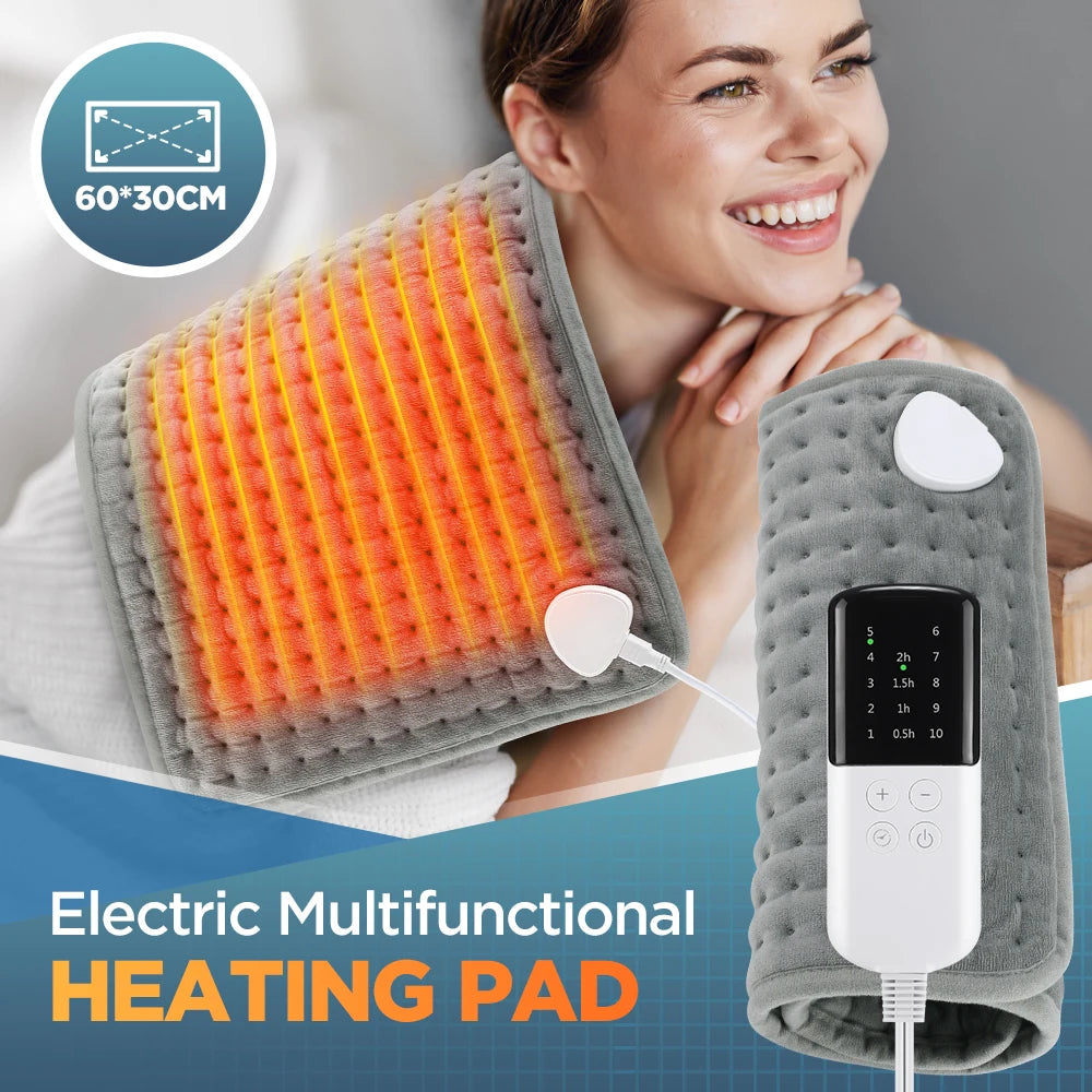 30x60cm Electric Heating Blanket Multifunctional Hot Compress Pad Winter Warm-up Mat USB Charging Thermal Blanket Home Use