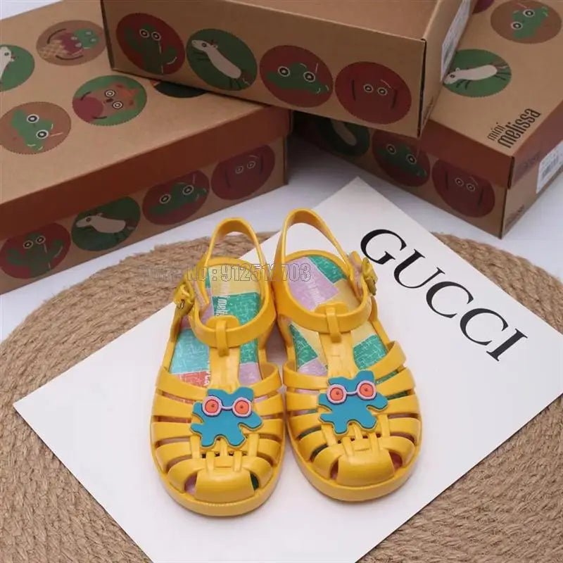 Hot Children Jelly Kids Fashion Summer Sandals Girl Boys Soft Running Beach Shoes