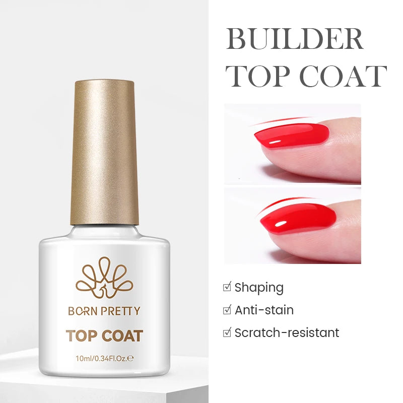 BORN PRETTY Pink Red Cat Magnetic Gel Nail Polish 10ml Jelly Amber Gorgeous Color Soak Off UV LED Semi Permanent Gel Nail Art