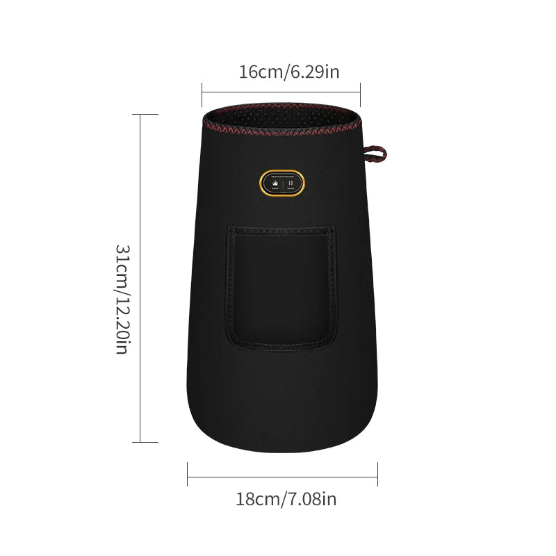 Electric Heating Hand Muff Vibration Massager Hot Compress Relieves Pain Discomfort Overuse Injury USB Port Family Use Hand Care