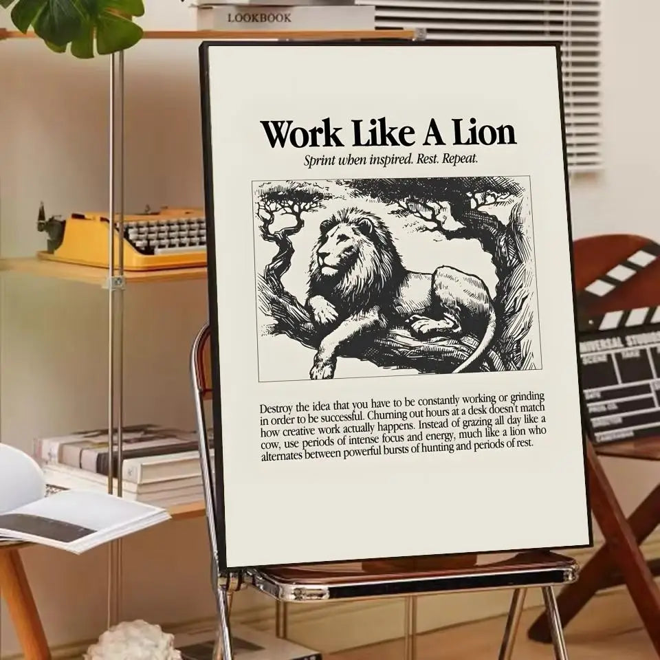 Home decor Life attitude quotes Poster Paper Print Home Living Room Bedroom Entrance Bar Cafe Art Painting Decoration