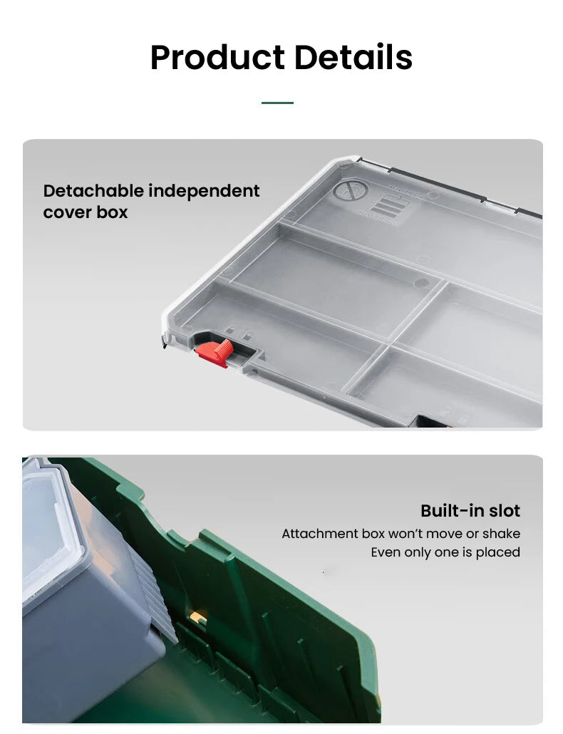Bosch System Box Stackable Toolbox Multifunctional Stackable Tool Case Set S and M Carrying Case System Storage Box