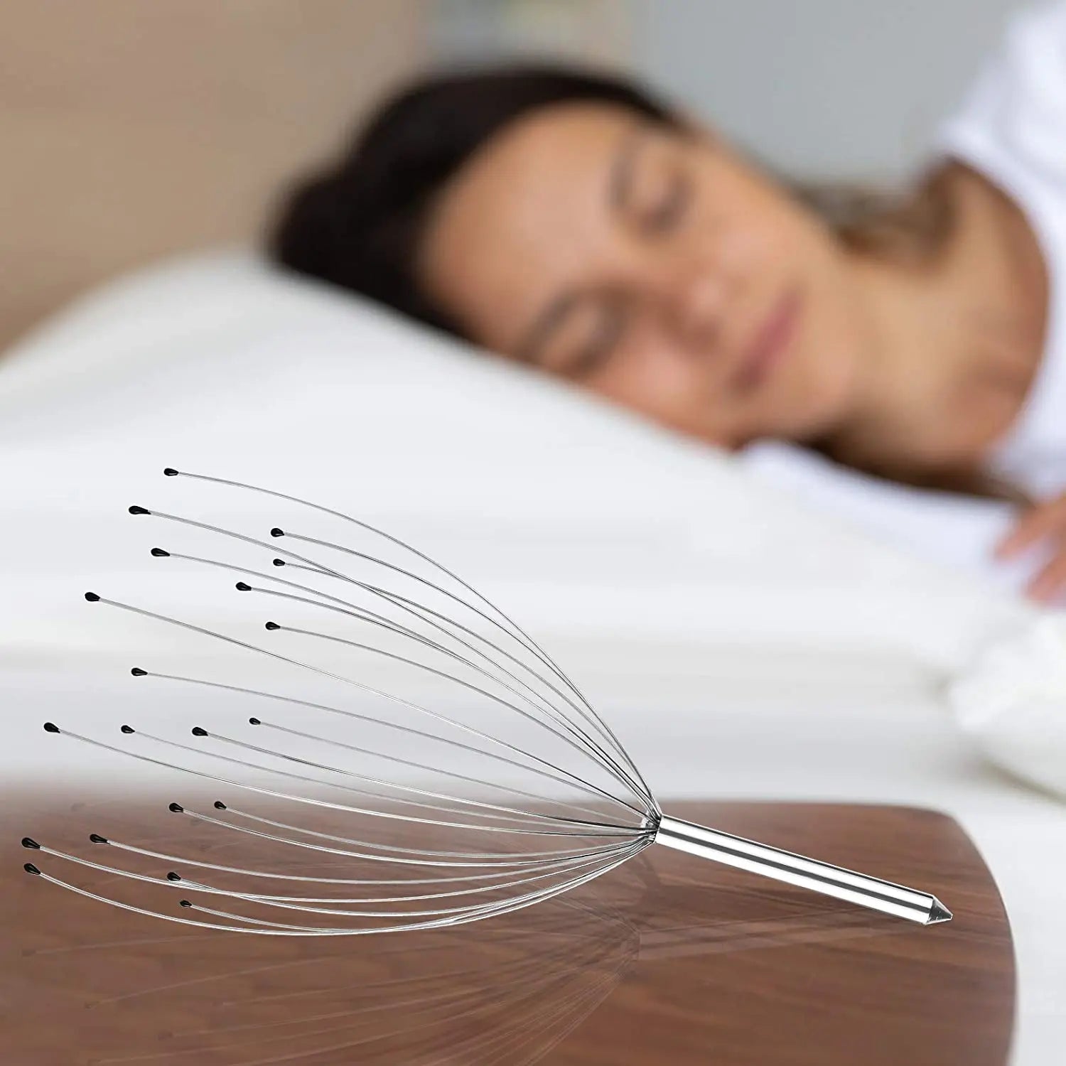 Scalp Massagers octopus Head Massage Stainless steel 20 Claw Scratcher for Deep Relaxation hair growth Stimulation Stress Relief