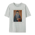 Eastern Orthodox Christian Seraphim Rose Green And White Graphic T Shirt Men's Clothing Deals