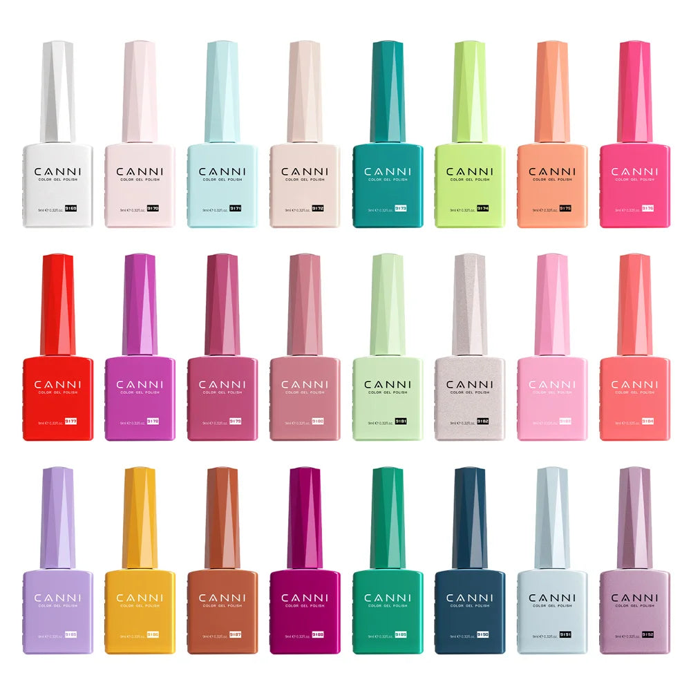 CC8 CANNI Nail Gel Polish HEMA FREE Summer Nails Beautiful Semi Permanent Soak Off UV LED Smoothy Texture Nail Art Manicure 9ml