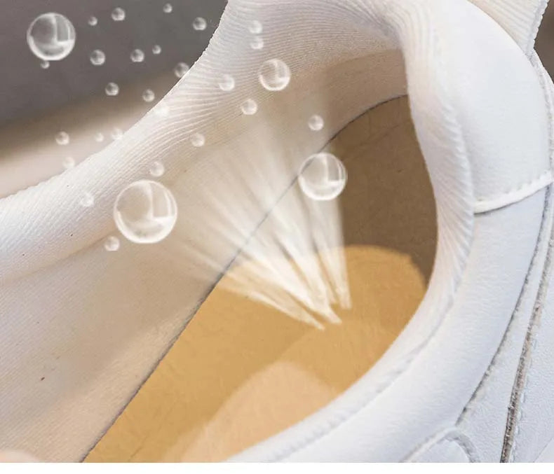 Fujin 8cm New Platform Wedge Sneakers Air Mesh Summer Sandals Shoes Women Shoes Spring Autumn Genuine Leather Vulcanize Footwear