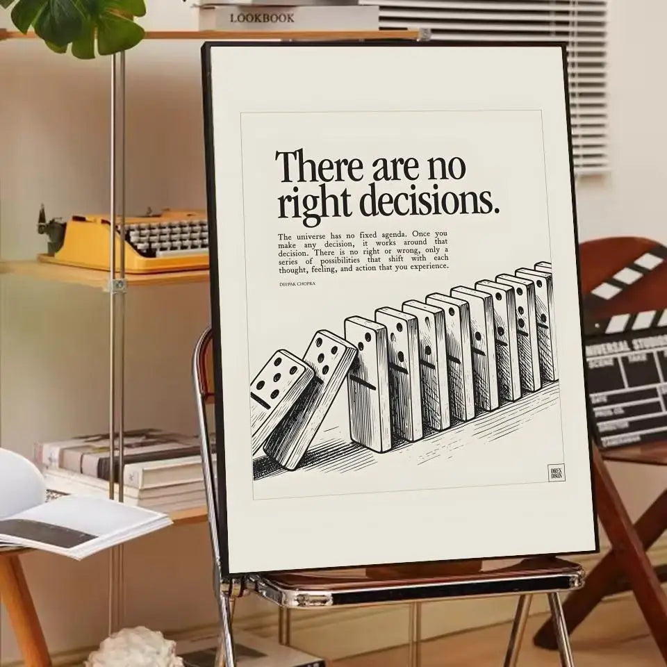 Home decor Life attitude quotes Poster Paper Print Home Living Room Bedroom Entrance Bar Cafe Art Painting Decoration