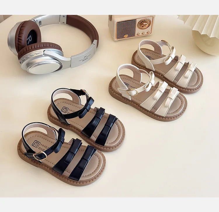 Bow-knot Girls Sandals Fashion Princess Classic Baby Girl Kids Summer Sandals Hot Sale Leisure Children Sweet Shoes Child I03072