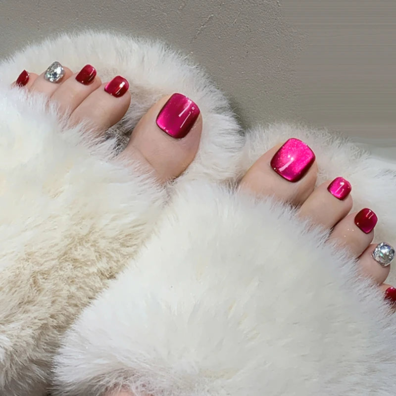 BORN PRETTY Pink Red Cat Magnetic Gel Nail Polish 10ml Jelly Amber Gorgeous Color Soak Off UV LED Semi Permanent Gel Nail Art