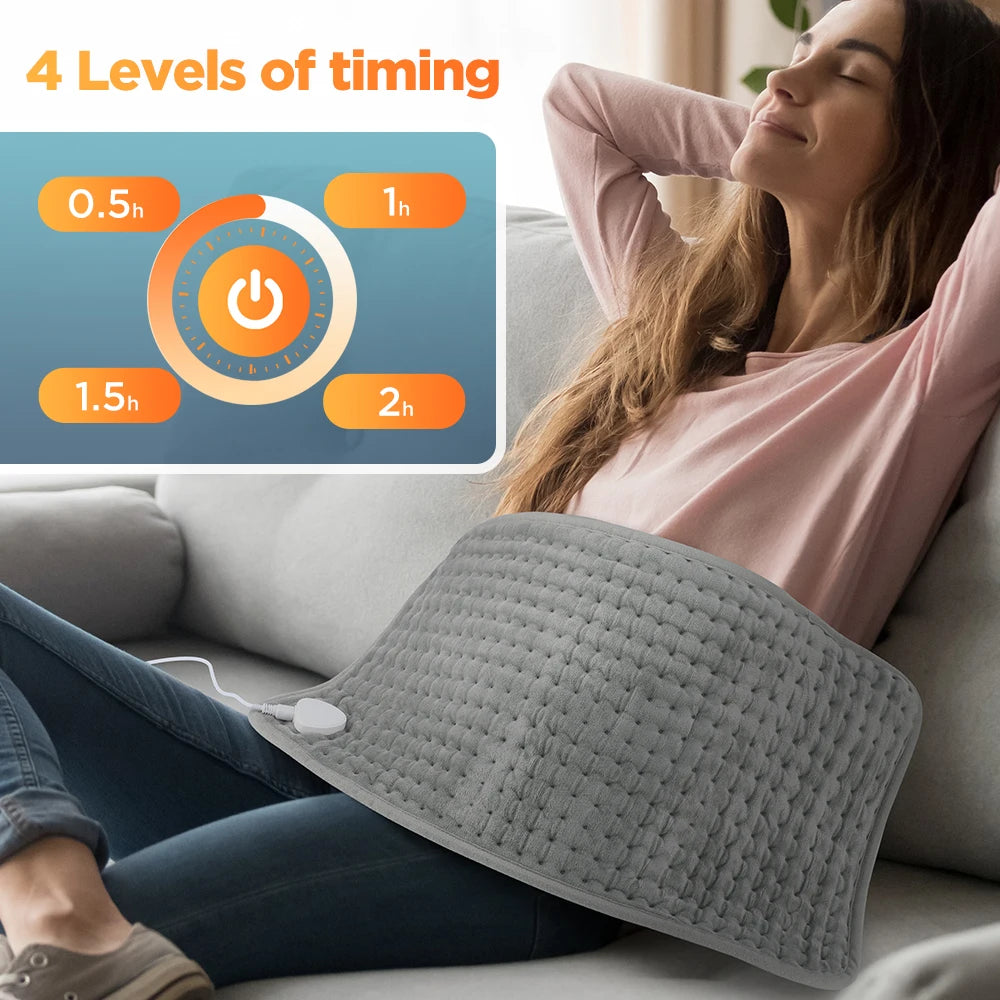 30x60cm Electric Heating Blanket Multifunctional Hot Compress Pad Winter Warm-up Mat USB Charging Thermal Blanket Home Use