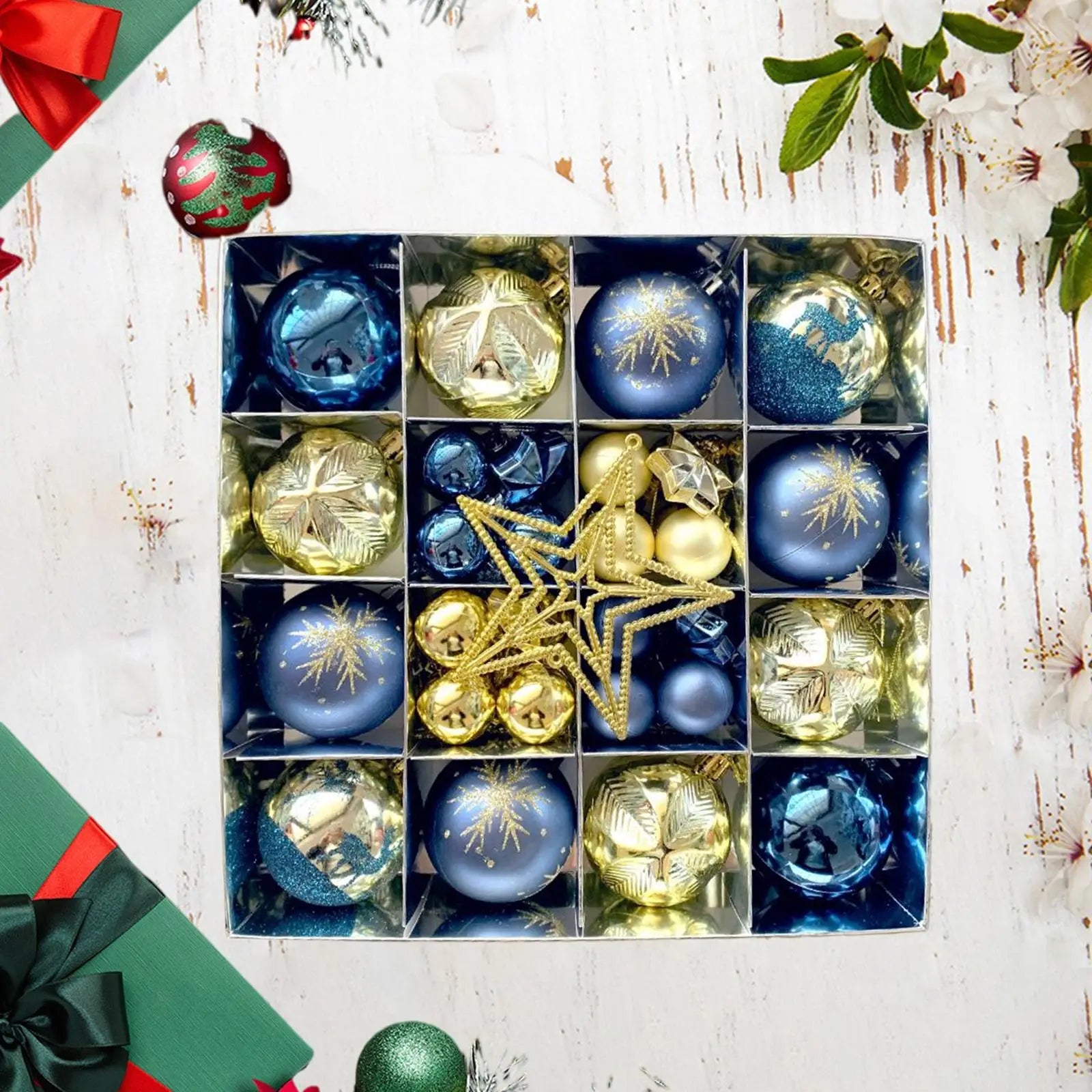 Christmas Decoration Easy to Hang Indoor Collection Celebration Party Supplies for Living Room Cabinet Home Bedroom Housewarming