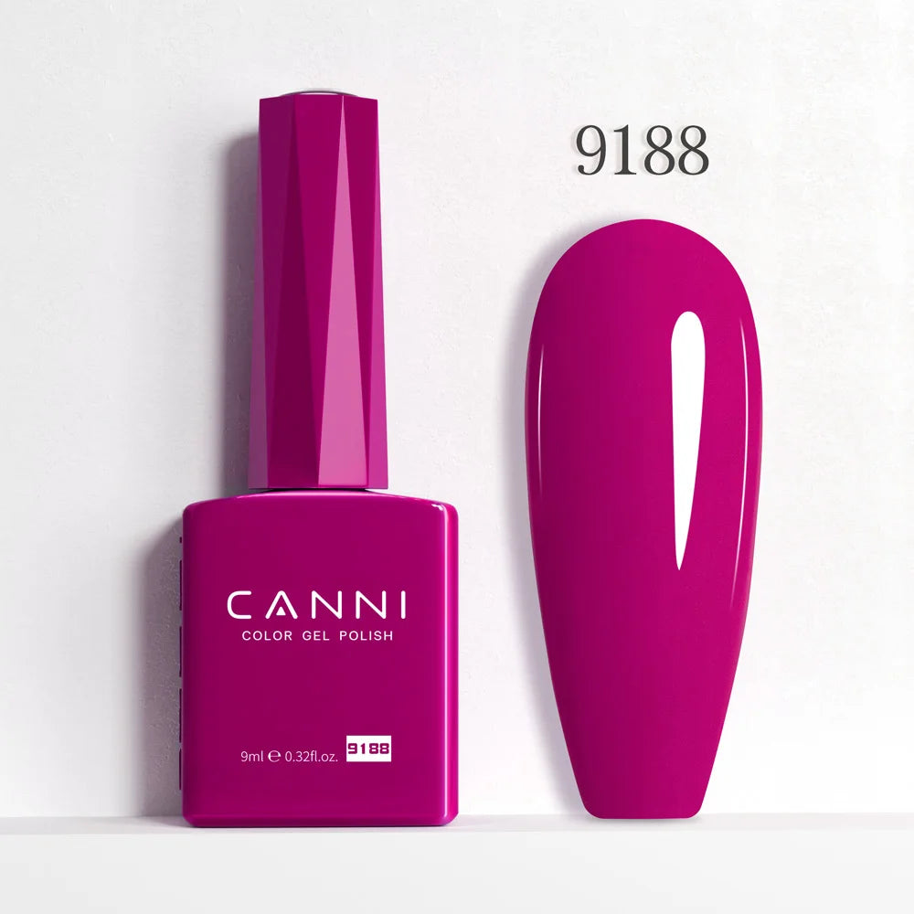 CC8 CANNI Nail Gel Polish HEMA FREE Summer Nails Beautiful Semi Permanent Soak Off UV LED Smoothy Texture Nail Art Manicure 9ml