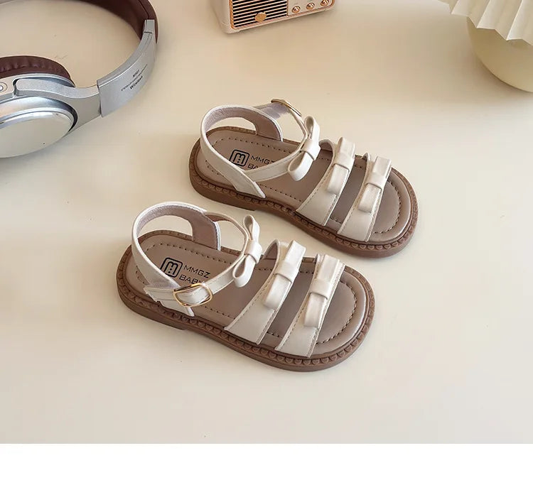 Bow-knot Girls Sandals Fashion Princess Classic Baby Girl Kids Summer Sandals Hot Sale Leisure Children Sweet Shoes Child I03072