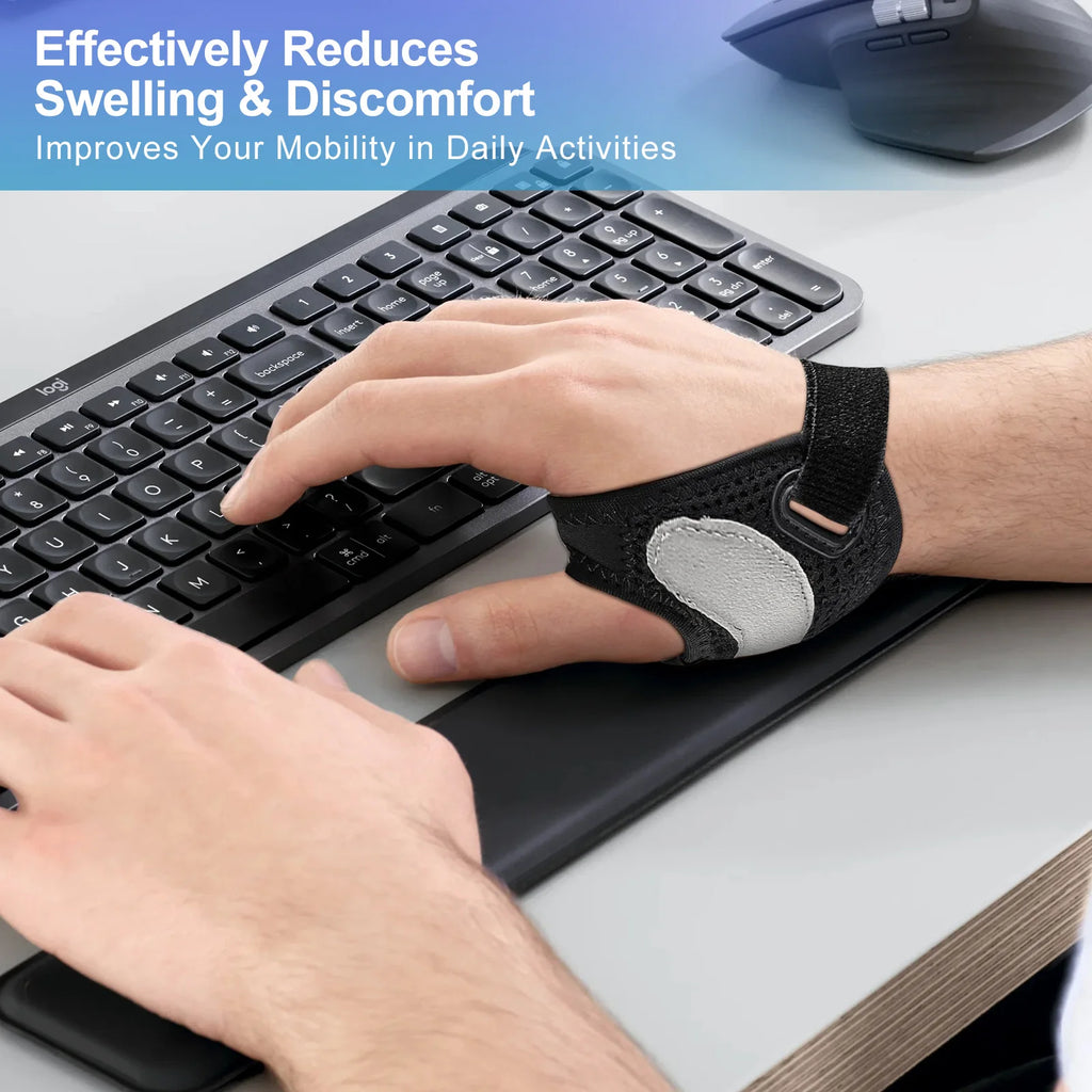 CMC Thumb Brace with Shape-memory Restriction Splint for Osteoarthritis, CMC Joint Thumb Arthritis Brace Stabilizer