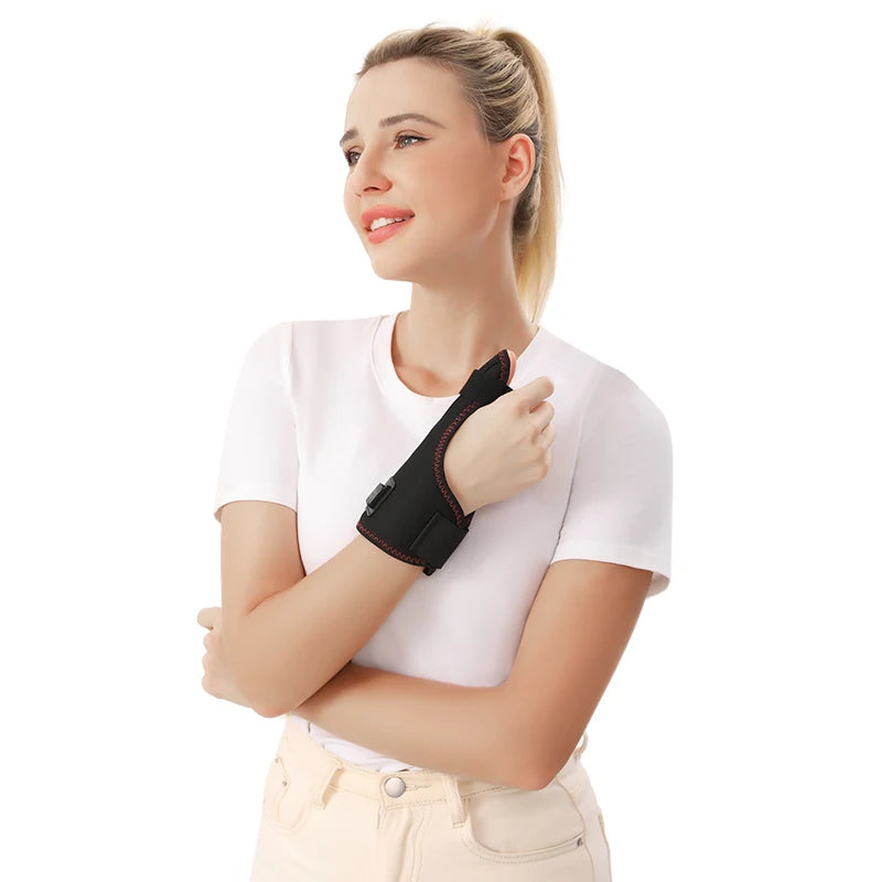 Electric Finger Massager Heat Therapy Carpal Tunnel Syndrome Arthritis Wrist Joint Vibration Kneading Muscle Relaxation Home Use