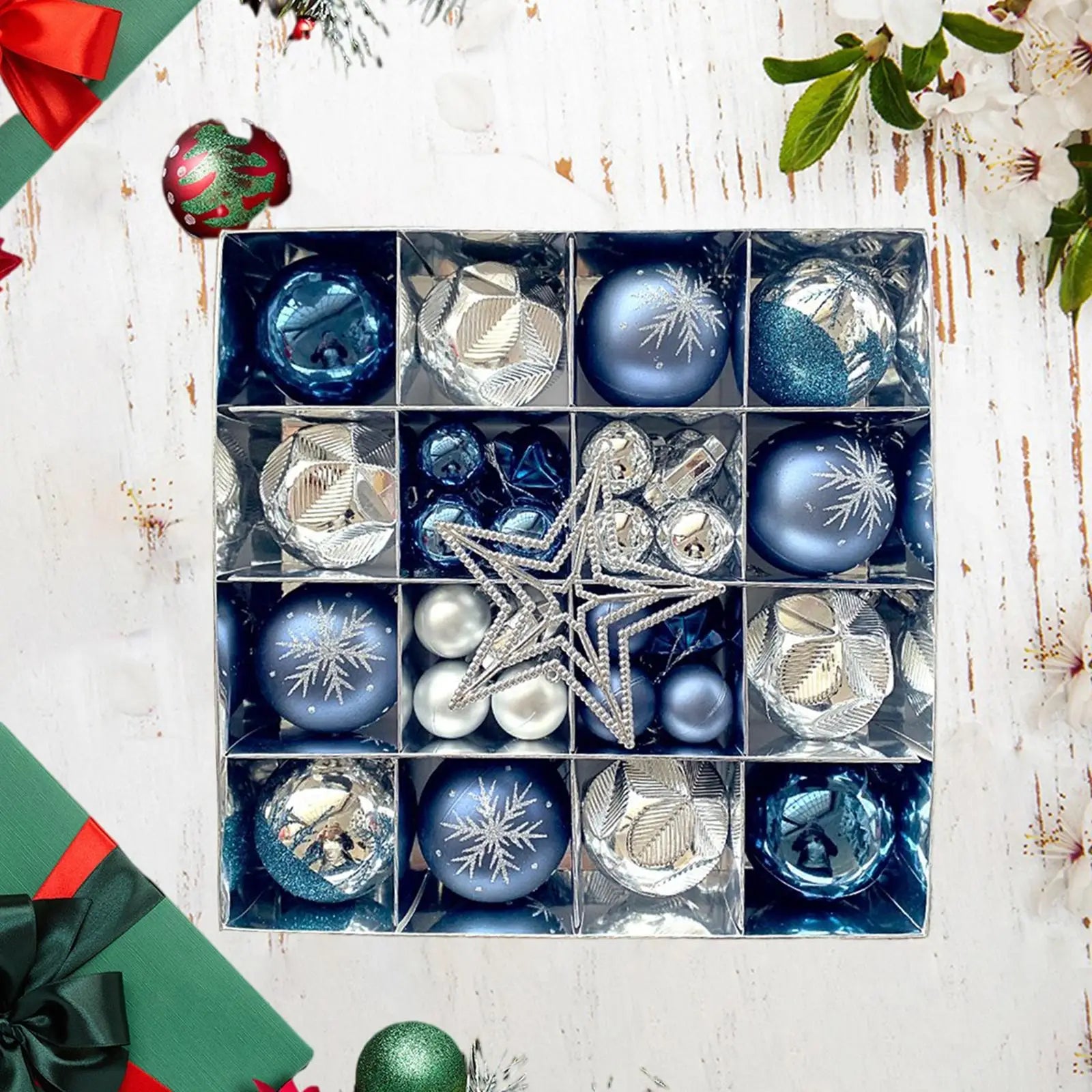 Christmas Decoration Easy to Hang Indoor Collection Celebration Party Supplies for Living Room Cabinet Home Bedroom Housewarming