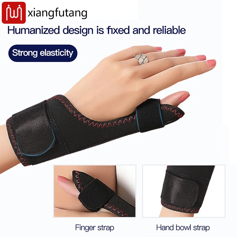 Electric Heating Thumb Support -Vibration Massager Hot Compress Relieves wrist Fatigue Discomfort 3-Level Timer Tenosynovitis