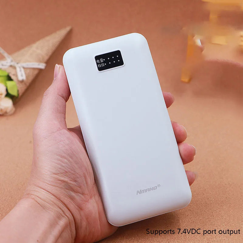 Power Bank 20000mah 12V DC Output Portable Battery External Charging Variable Speed Charger For iPhone Air Conditioned Clothing