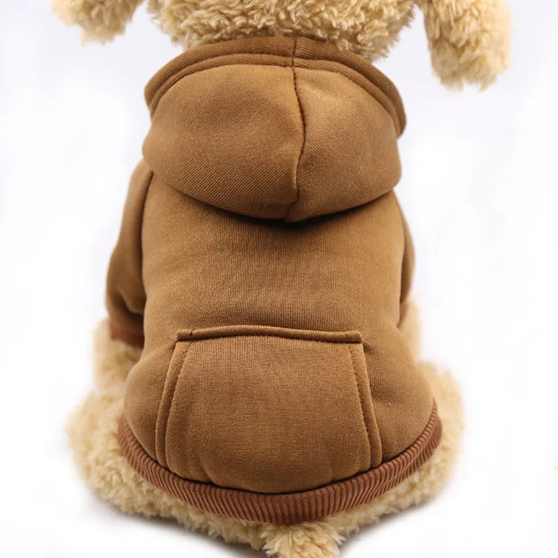 Varm Hundkappa & Hoodie för Små & Stora Hundar – Passar Chihuahua & Valpar